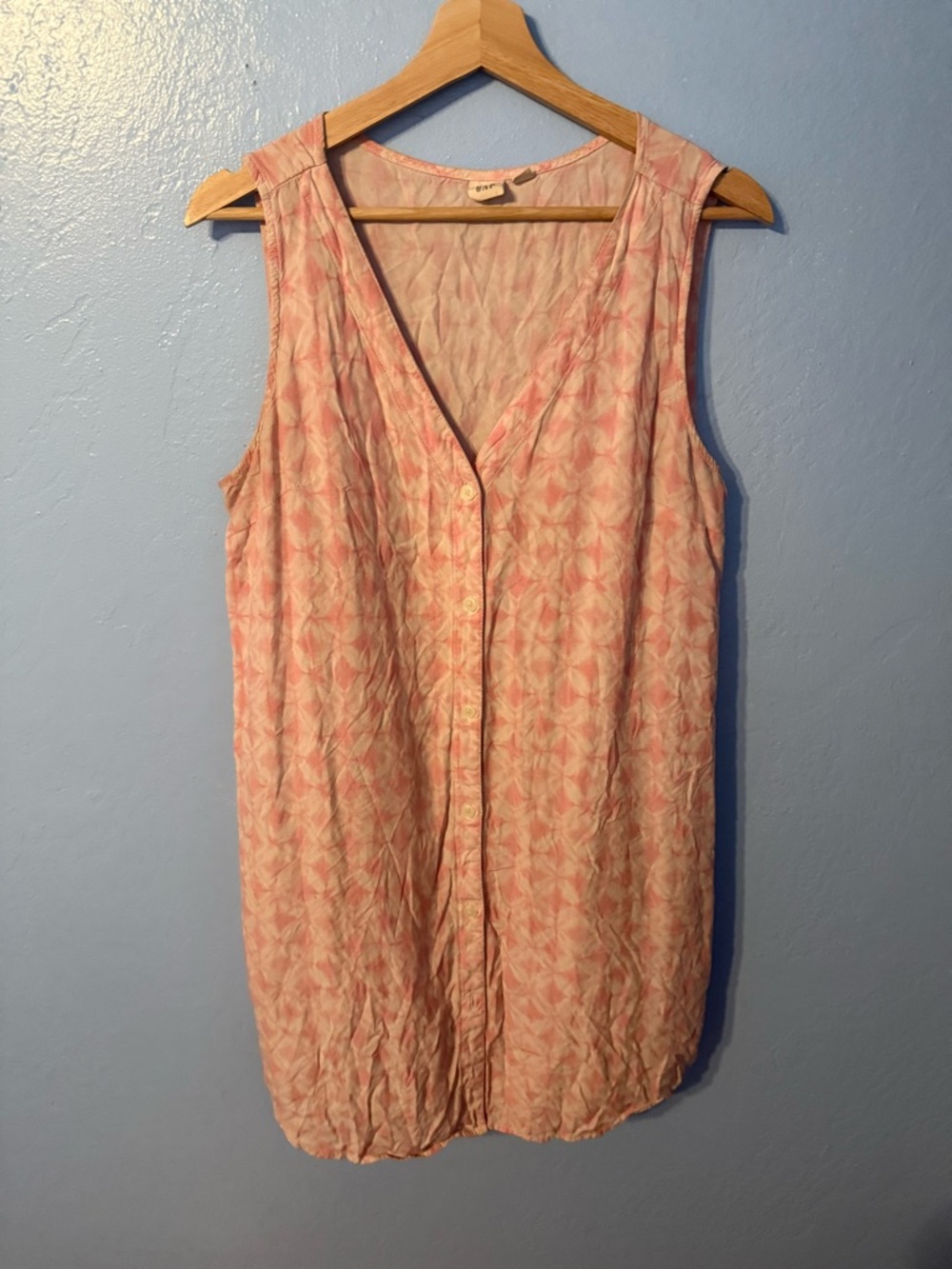 3 for $30! 💅🏻 GAP Pink V-Neck Button Tunic Dress 💅🏻 Bundle SALE!